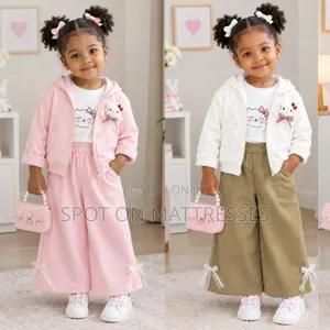 3pc Baby Girl Clothing Set (Ages 1-5 Years)