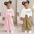 3pc Baby Girl Clothing Set (Ages 1-5 Years) - 1