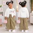 3pc Baby Girl Clothing Set (Ages 1-5 Years) - 3