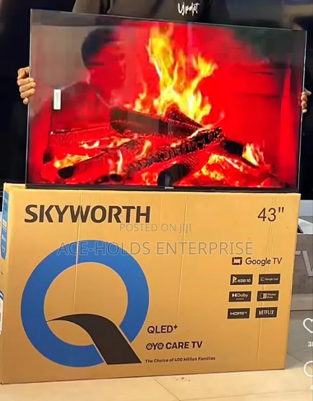 Skyworth 43 Inch QLED Google Smart TV (43Q5600H) - Eye Care - 1