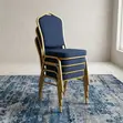 Blue Banquet Stackable Chair - 4