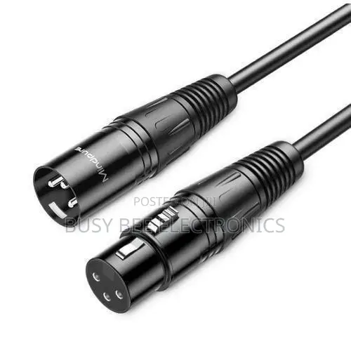 XLR Male to Female Audio Cable - 3 Meters - 1