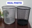 9L Metallic Mesh Dust Bin - Nyeusi - 1