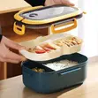 Lunchfresh Double-Layer Leak-Proof Lunch Box with Cutlery - 2