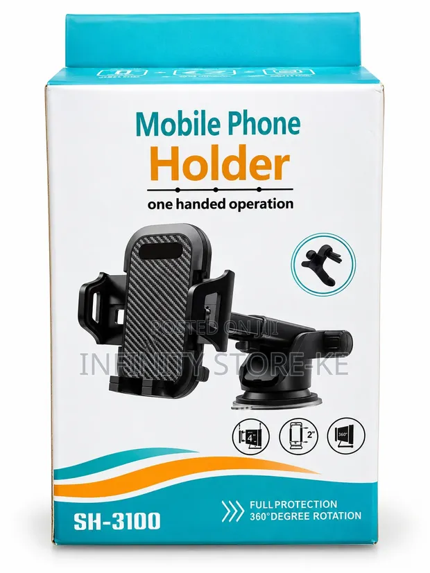 Adjustable Smartphone Mount with Strong Suction Cup - 1