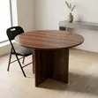 Round Corporate Meeting Table - Brown - 3