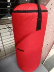 15kg Red Boxing Punching Bag yenye Hanging Straps - 3