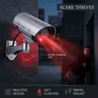 Kamera Bandia ya CCTV Inayofanana na Halisi yenye Mwanga Mwekundu Unaowaka - 1