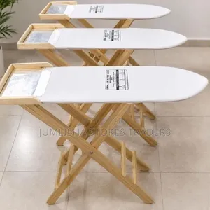 Premium Wooden Ironing Board - Durable & Sturdy