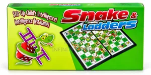 Snakes and Ladders Travel Game for Children
