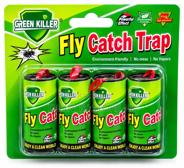 Non-Electric Fly Catcher - 4 Pieces - 1