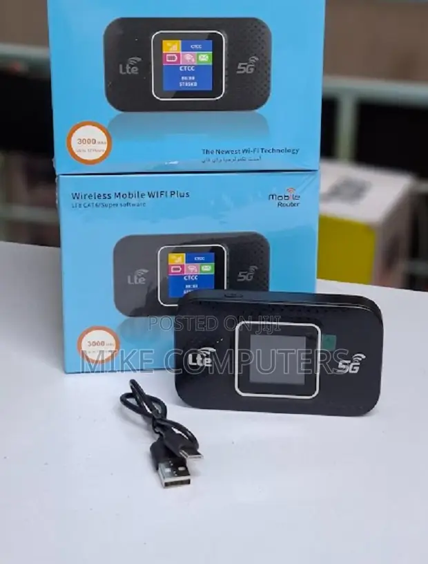 4G LTE Mifi Router Portable isiyo na Waya (Kizazi cha 5) - 1