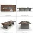 12-Seat Executive Boardroom Table - 1