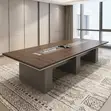 12-Seat Executive Boardroom Table - 2