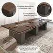12-Seat Executive Boardroom Table - 3