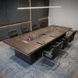 12-Seat Executive Boardroom Table - 5