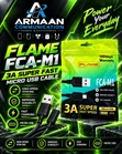 Floating Ark Flame Micro USB Cable - Black - 1