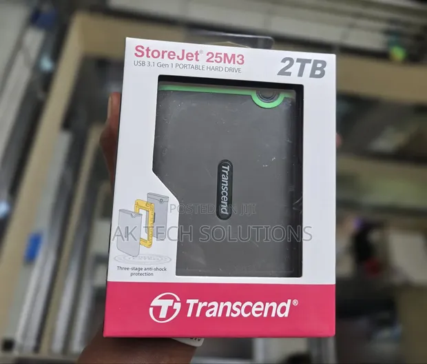 Brand New 2TB Transcend External HDD - 1
