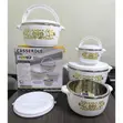 4-Piece Casserole Hotpot Food Warmer Set - 2