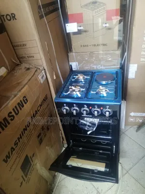 Vision 50x55 Jiko la Gesi 3+1 na Hotplate ya Haraka