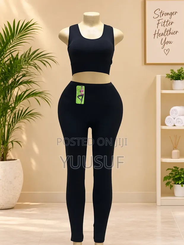 Women's Black Gym Set - KSh 650 - 1