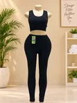 Women's Black Gym Set - KSh 650 - 1