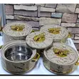 4 Pcs Pinnaco Chrome Insulated Hotpots - 1