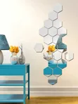 Hexagonal Mirrors - Mapambo Mazuri ya Ukutani ya Honeycomb - 2