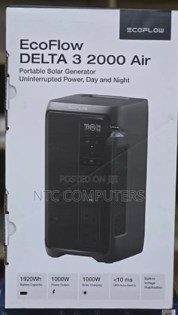 EcoFlow DELTA 3 2000 Air Portable Power Station - 1