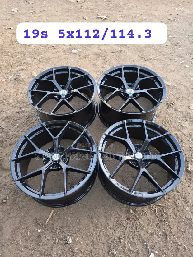 19 Inch Rims, 5x114.3 Staggered - 1