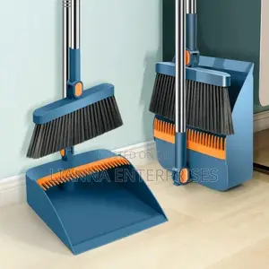2-in-1 Broom and Dustpan Set