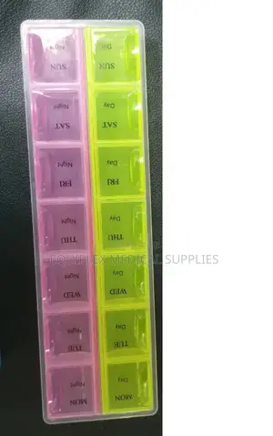 7 Day Day & Night Pill Organizer (14 Compartments)
