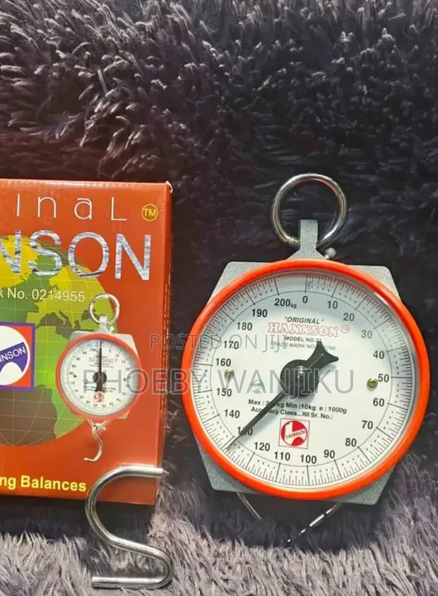 Hanson Weighing Scale Mzito wa Hook 200Kg - 1