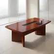 Meza ya Mkutano ya Mahogany 2.4m - 2