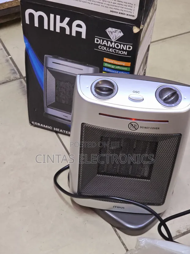 Mika Ceramic Heater with 70° Oscillation - 1