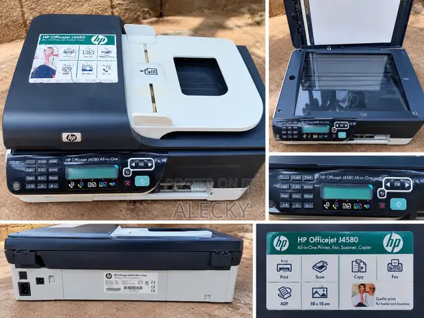 HP Officejet J4580 Printer Yote-kwa-Moja (Kwa Matengenezo/Sehemu) - 1