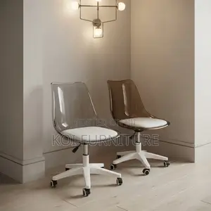 Kiti cha Kula cha Ergonomic chenye Pedi Kinachoweza Kurekebishwa - Nyeupe