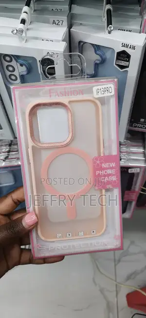 Pink iPhone 13 Pro MagSafe Case - Matte Translucent