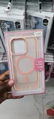 Kifaa cha Pink iPhone 13 Pro MagSafe - Matte Translucent - 1
