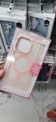 Kifaa cha Pink iPhone 13 Pro MagSafe - Matte Translucent - 2