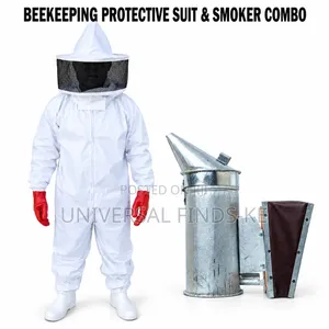 Beekeeping Suit with Gloves and Smoker Kit