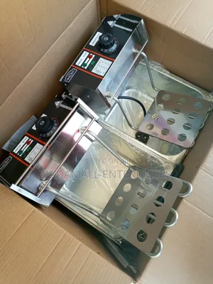 Macro & Nunix Double Deep Fryer Mpya Kabisa