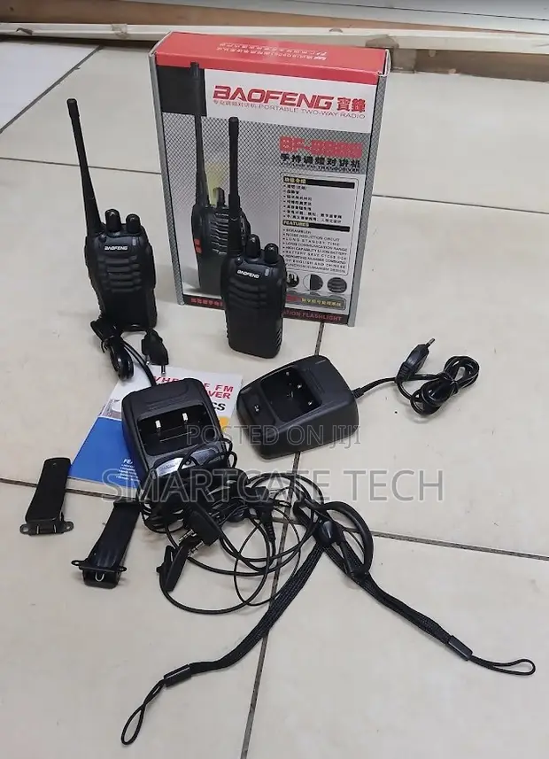 Baofeng BF-888S Professional Portable Walkie Talkie Set – 2 Pack - 1