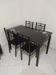 Meza ya Kula ya Watu 4 ya Kifahari - 1