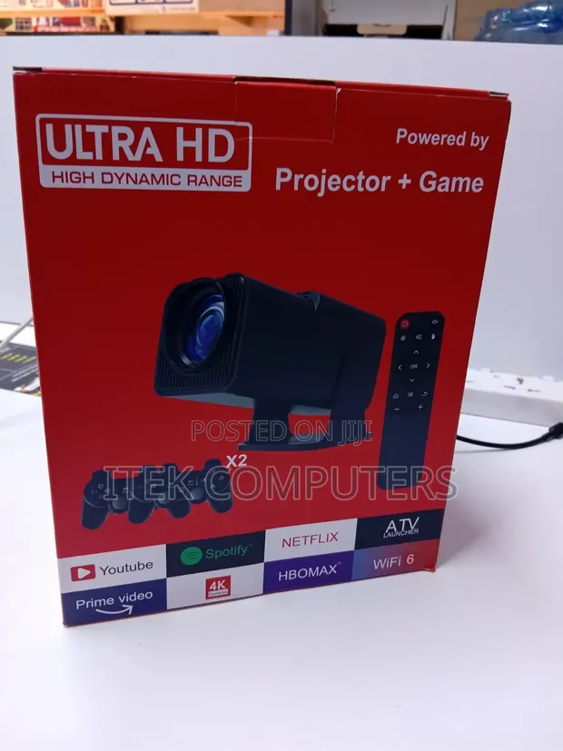 HY320 Portable Gaming Projector for Big Screen Play - 1