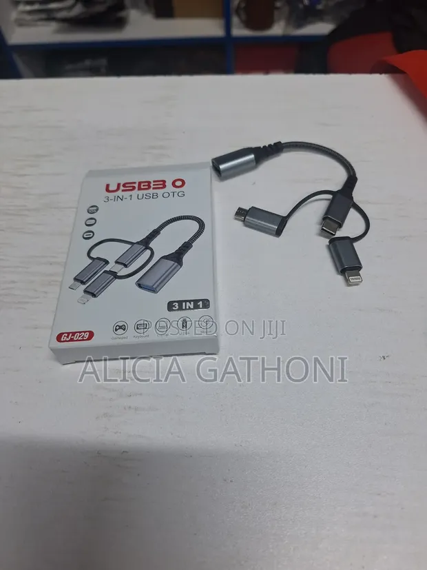 Type-C/Lightning/Micro to USB Female OTG Adapter - 1