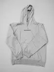 Balenciaga Grey Logo Hoodie - Medium Fit - 1