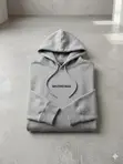 Balenciaga Grey Logo Hoodie - Medium Fit - 3