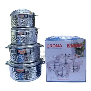 Red Berry Croma Chuma cha Kutuo cha Vipande 4