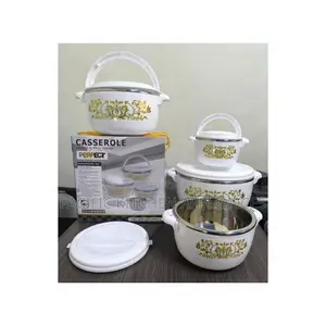 Set ya Hotpot ya Vipande 4 - Chuma cha Kutuo